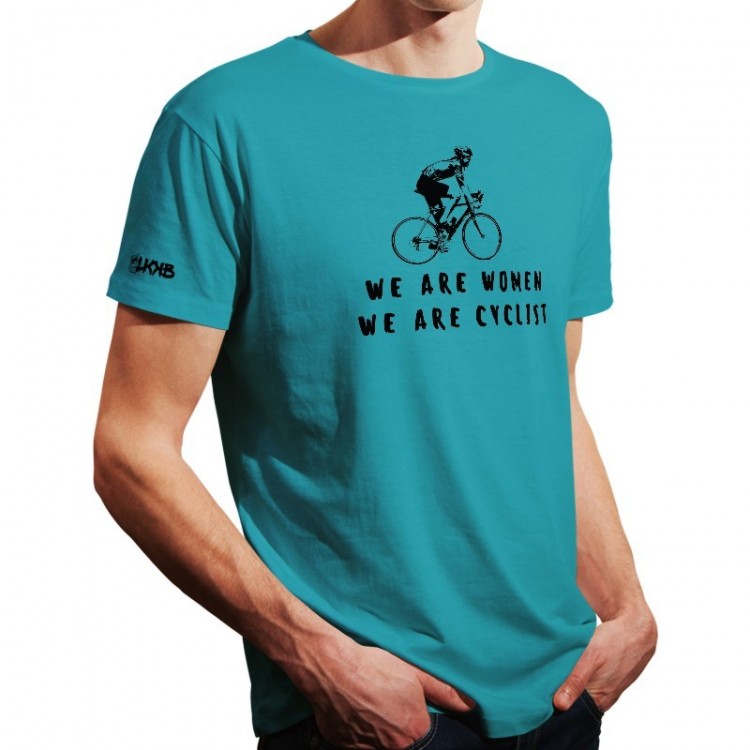 Mujer Y Ciclista Mujer Y Ciclista