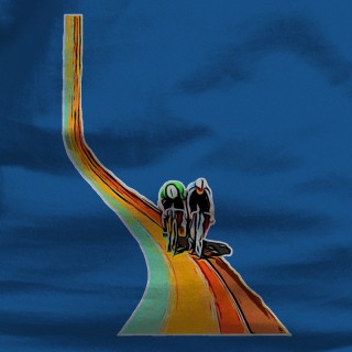 Cyclist Rainbow