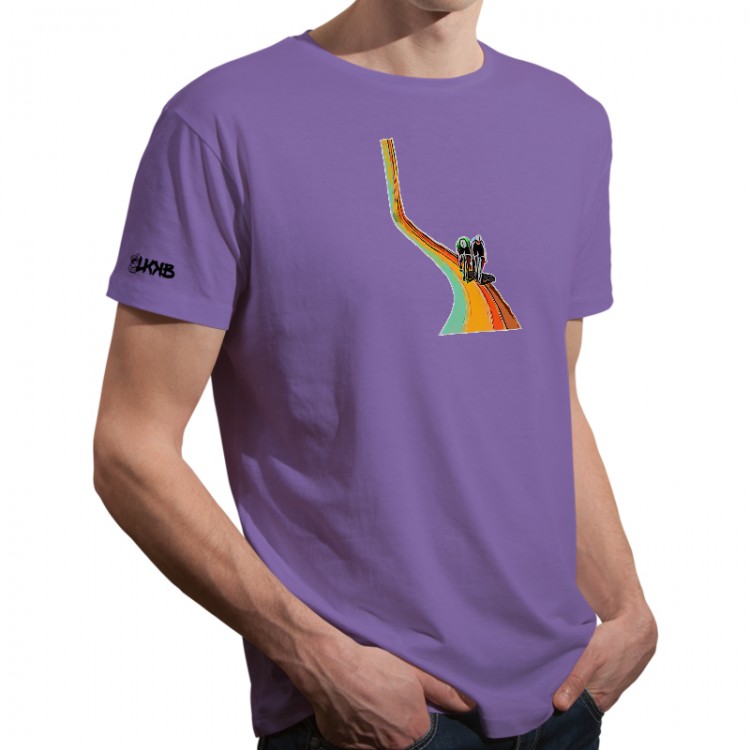 Cyclist Rainbow
