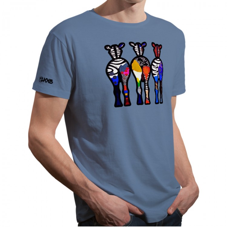 Three Colorful Zebras Three Colorful Zebras