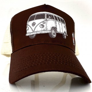 Gorra FURGO ADDICT - Marrón/Caramelo