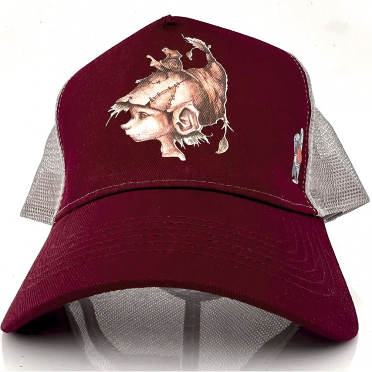 Gorra IRATXOA NAIZ - Burgundy/Gris Gorra IRATXOA NAIZ - Burgundy/Gris