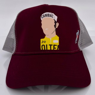 Gorra CANIBAL - Burgundy/Gris